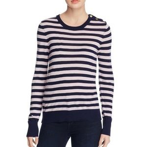 Equipment Ondine Striped Silk Cashmere Sweater
